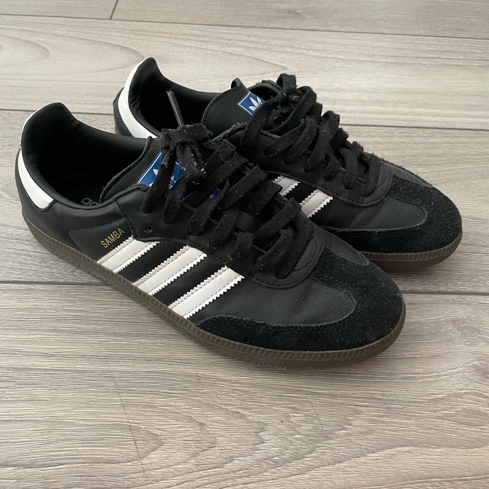 Adidas Samba Black and White Trainers